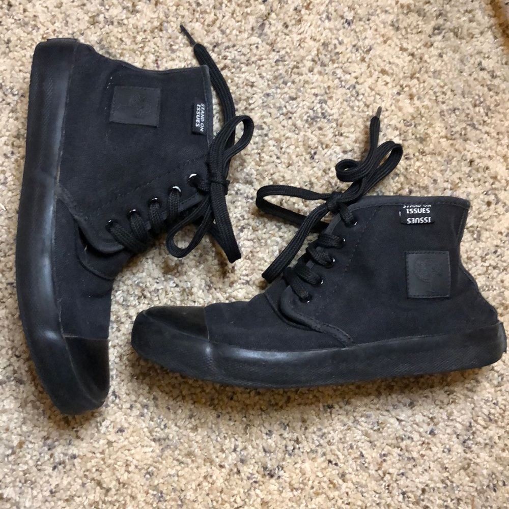 Black Bangs High Tops